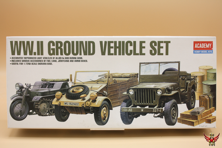 Academy 1/72 WWII Ground Vehicle Set