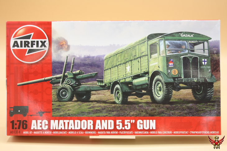 Airfix 1/76 AEC Matador and 5.5 Inch Gun