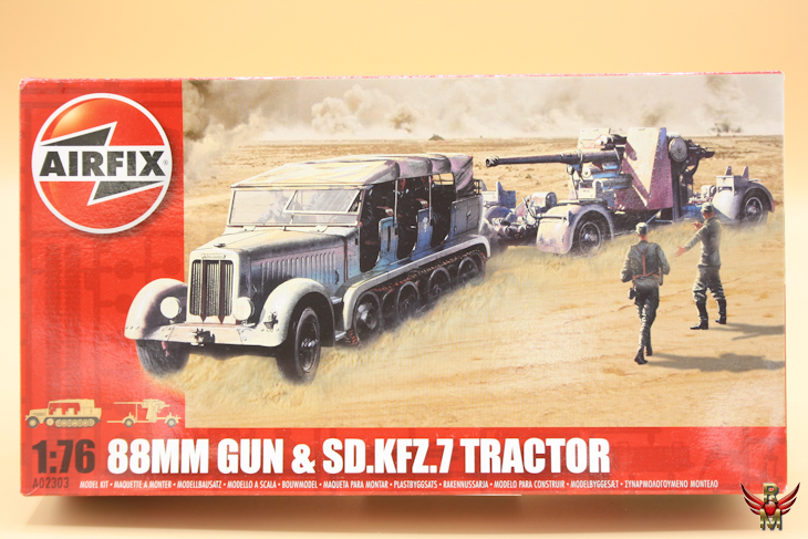 Airfix 1/76 88MM GUN and Sd Kfz 7 Tractor