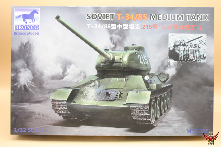 Bronco Models 1/32 T-34/85 Soviet Medium Tank