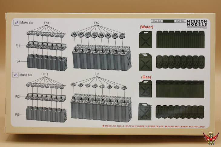 Gecko Models 1/35 WWII US 20L Jerry Can Set