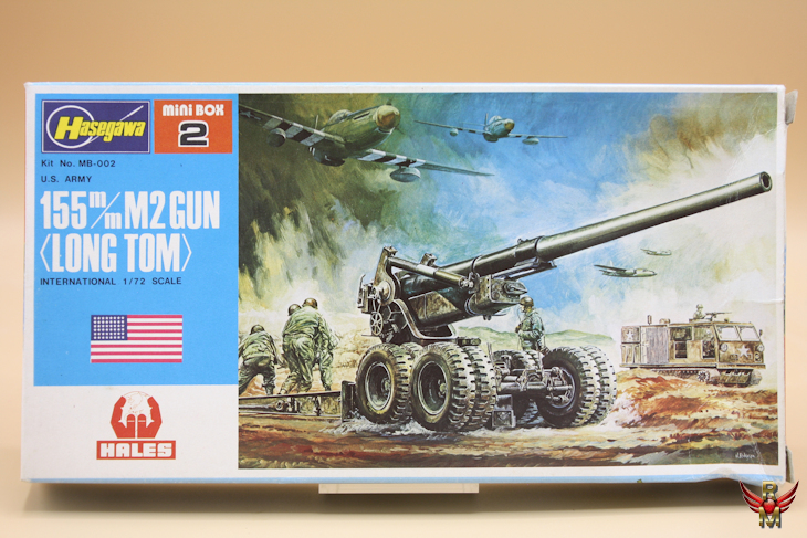Hasegawa HALES 1/72 US Army 155mm M2 Gun Long Tom