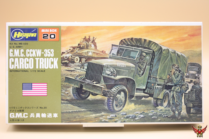 Hasegawa 1/72 GMC CCKW-353 Cargo Truck