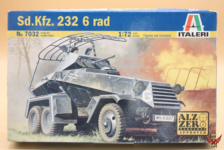 Italeri 1/72 Sd Kfz 232 6 Rad