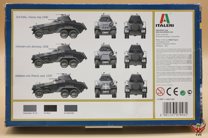 Italeri 1/72 Sd Kfz 231 6 Rad