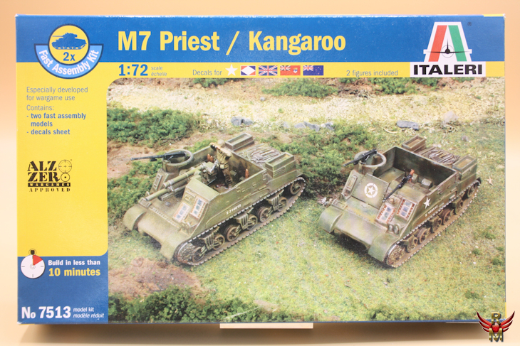 Italeri 1/72 M7 Priest 105mm HMC Kangaroo