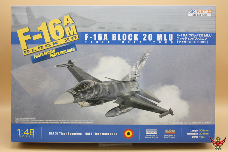 Kinetic 1/48 F-16A Block 20 MLU Tiger Meet 2009