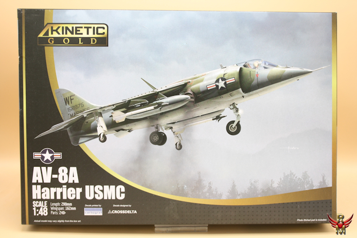Kinetic 1/48 AV-8A Harrier USMC GOLD