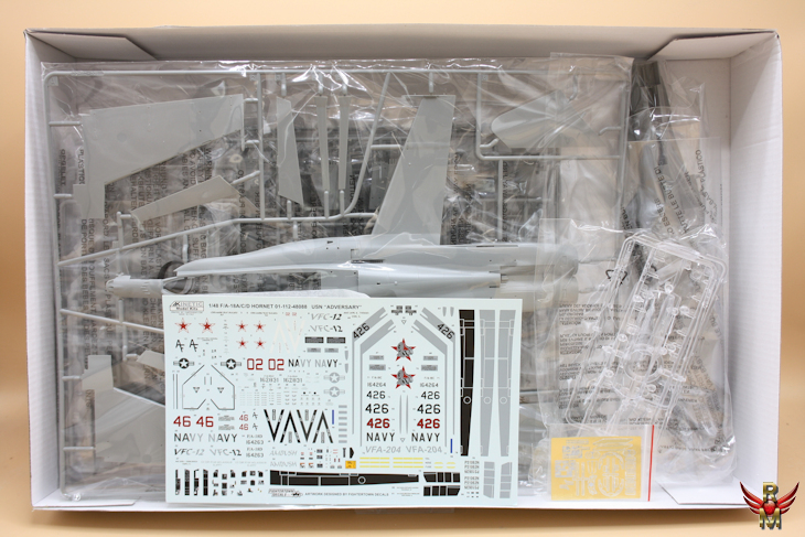 Kinetic 1/48 F/A-18A/C/D Aggressor VFC-12 and VFA-204 GOLD