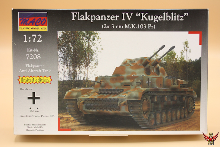 MACO 1/72 Flakpanzer IV Kugelblitz Limited Edition