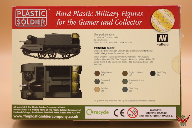 Plastic Soldier 1/72 British Universal Carrier