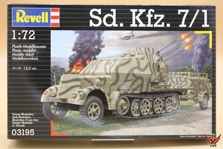 Revell 1/72 Sd Kfz 7/1