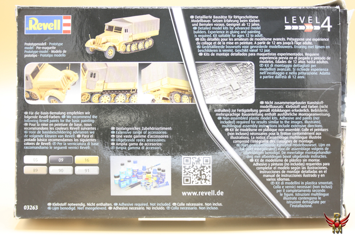 Revell 1/72 Sd Kfz 7 Late Production