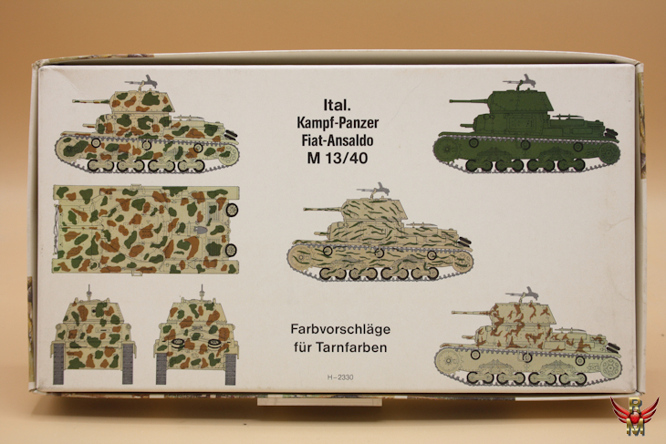 Revell ESCI 1/72 Italian KampfPanzer Fiat Ansaldo M 13/40