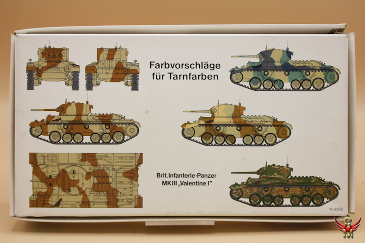 Revell Esci 1/72 British Infanterie Panzer Mark III Valentine I