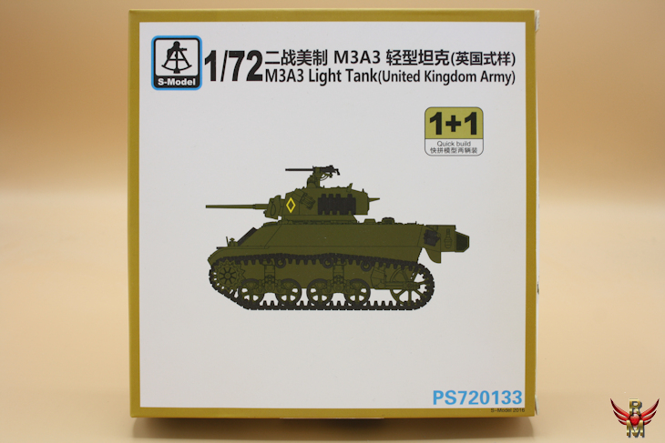 S-Model 1/72 M3A3 Light Tank United Kingdom Army
