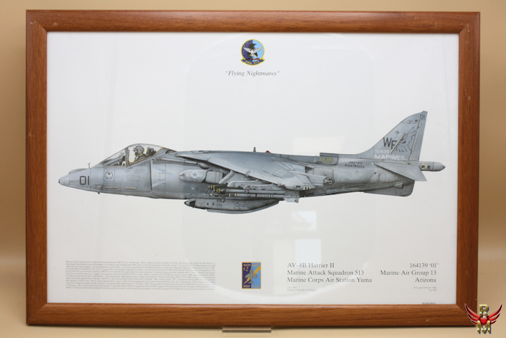 Kinetic 1/48 AV-8A Harrier USMC GOLD