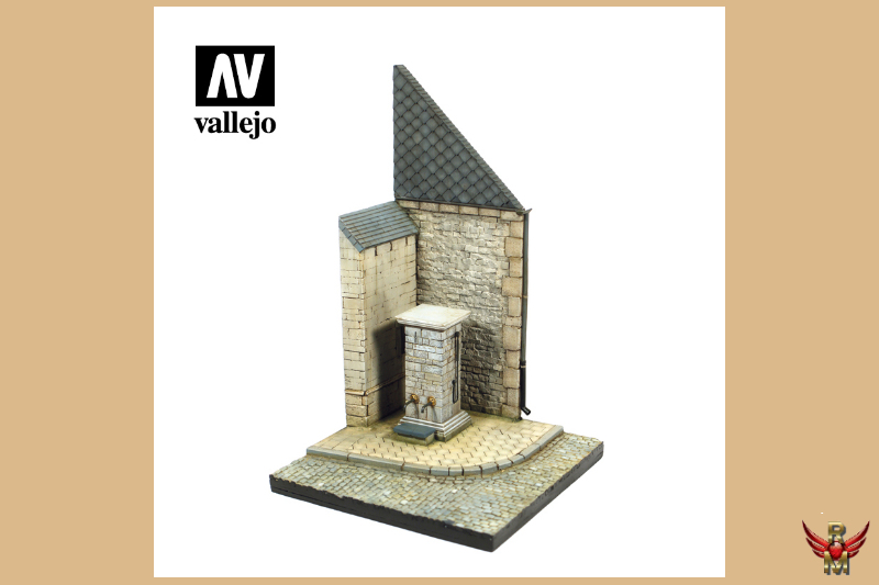 Vallejo 1/35 Street Corner with Waterpump Normandy