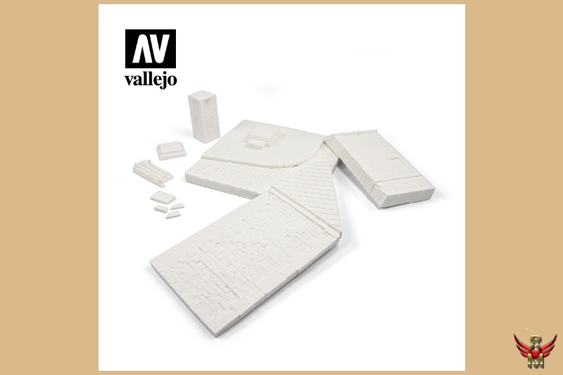Vallejo 1/35 Street Corner with Waterpump Normandy