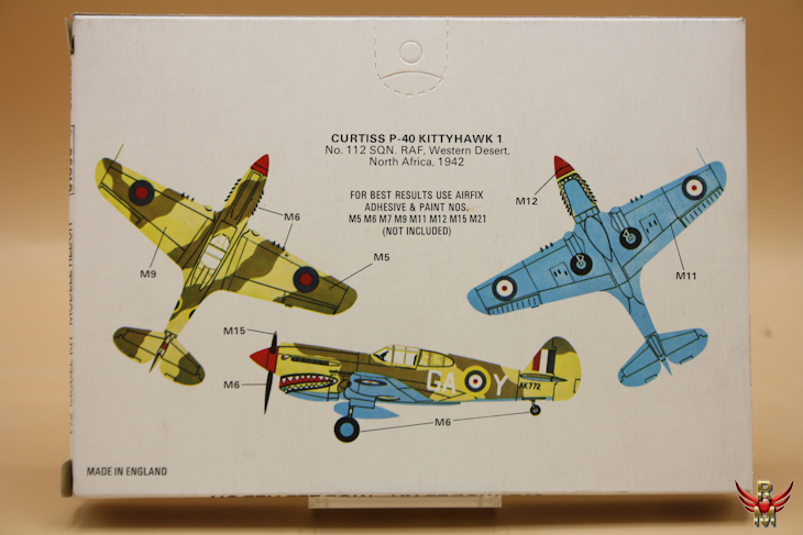 Airfix 1/72 Curtiss P-40E Kittyhawk