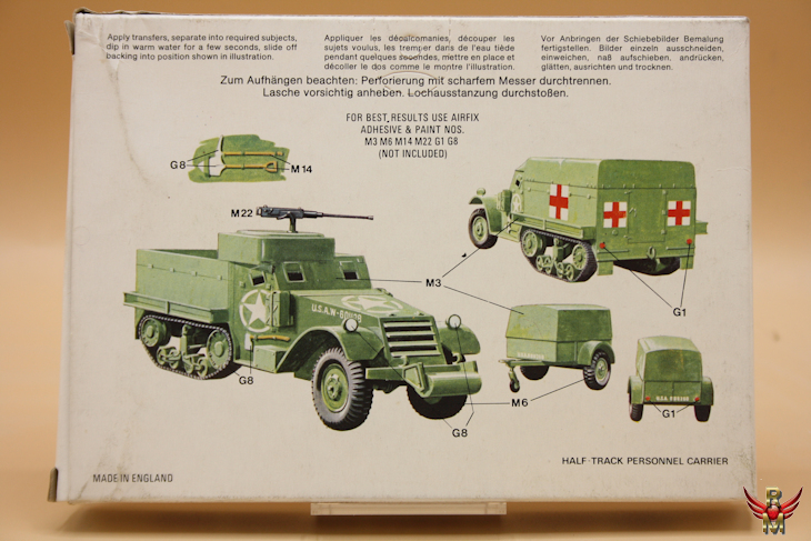 Airfix 1/76 White Half Track M3