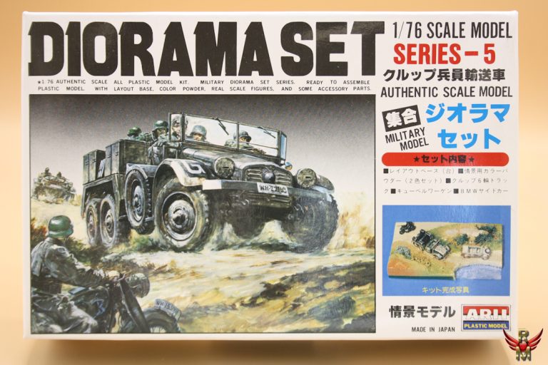 ARII 1/76 Diorama Set Series 5 Krupp Protze Kfz 69 Kübelwagen and BMW with Base