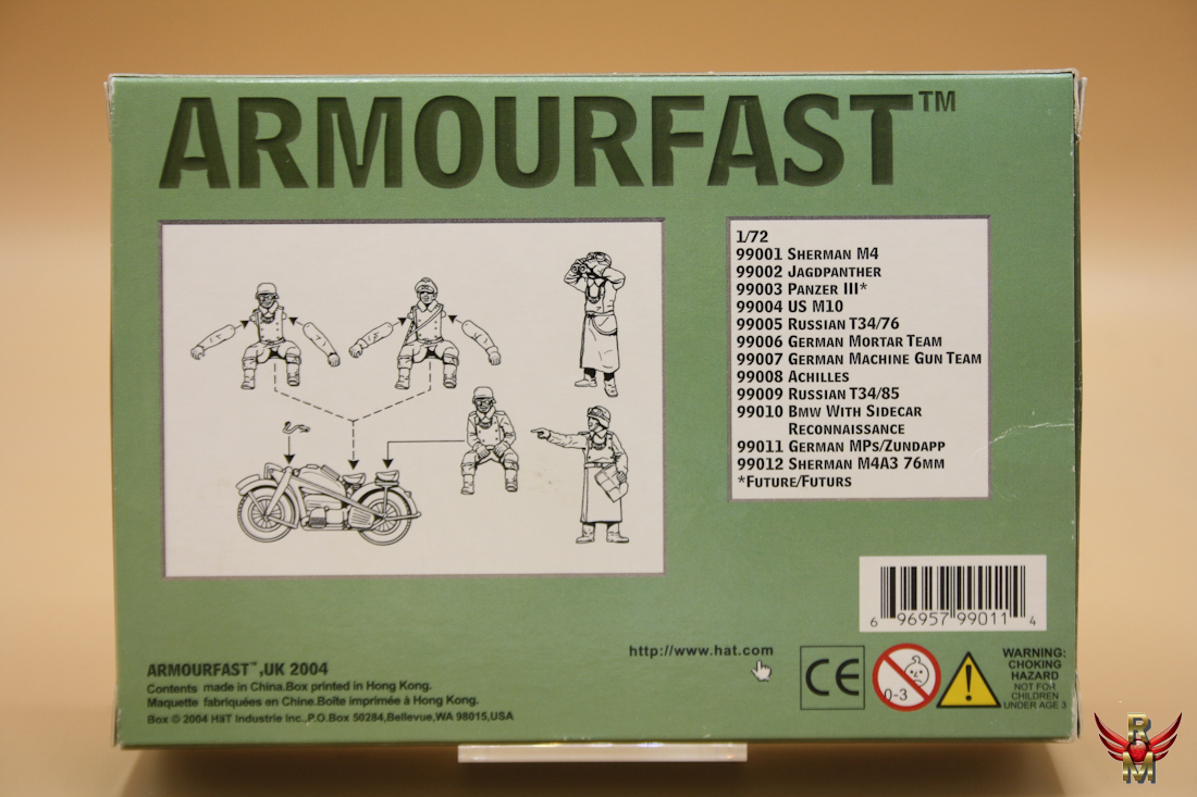 Armourfast™ 1/72 WWII German Zundapp Motorcycle