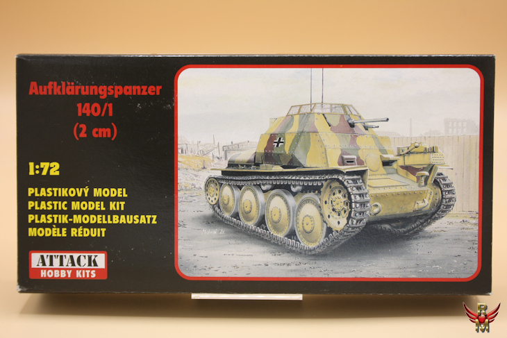 Attack Hobby Kits 1/72 Aufklärungspanzer 140/1 2cm