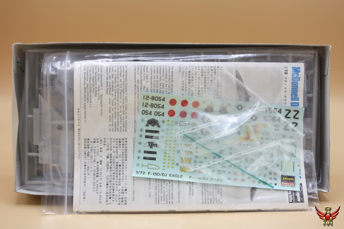 Hasegawa 1/72 McDonnell Douglas F-15D DJ Eagle