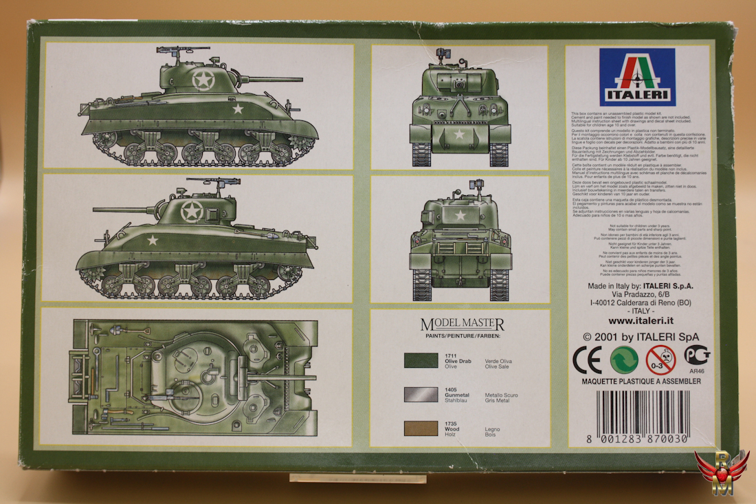 Italeri 1/72 M4 Sherman