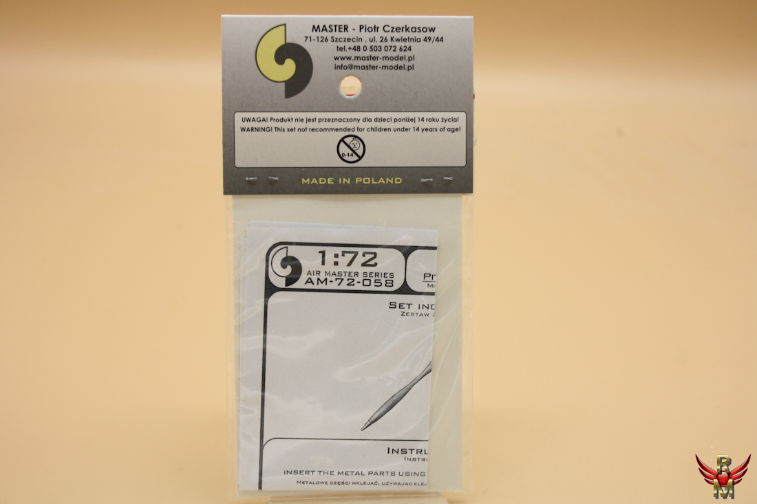 Master 1/72 Dassault Mirage F 1 Pitot Tube and Angle Of Attack Probe