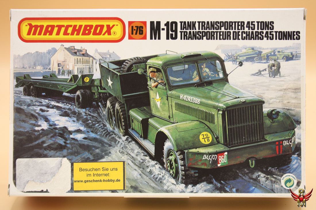 Matchbox 1/76 M19 Tank Transporter 45 tons