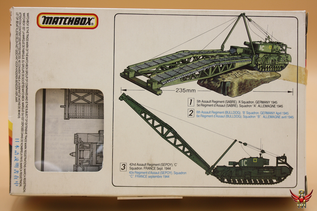 Matchbox 1/76 Churchill AVRE -