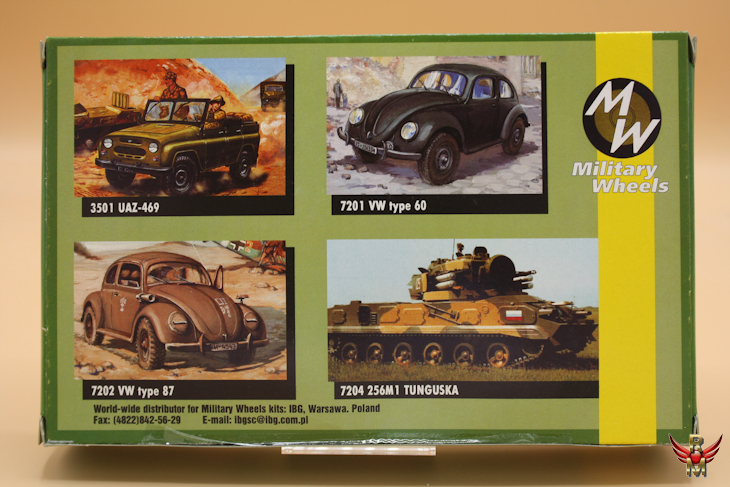 Military Wheels 1/72 Volkswagen type 93 Ambulance and Trailer