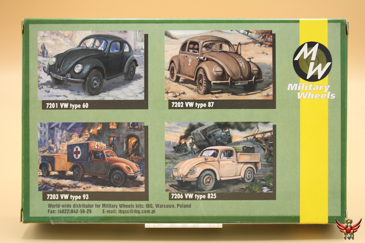 Military Wheels 1/72 Volkswagen type 230/3 with gas generator