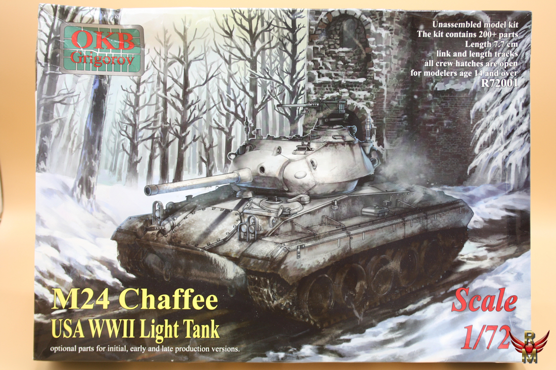 OKB Grigorov 1/72 M24 Chaffee USA WWII Light Tank