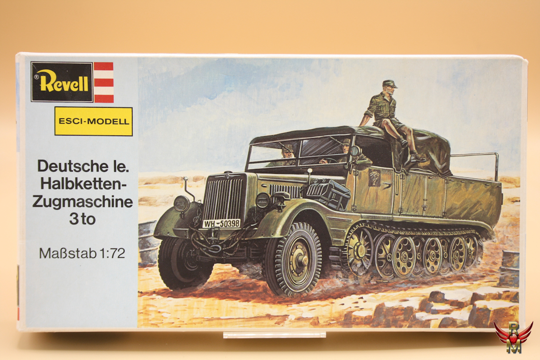 Revell ESCI 1/72 Deutsche le Halbketten Zugmaschine 3t