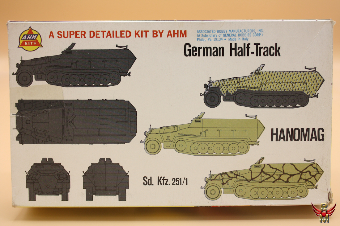 AHM ESCI 1/72 German Half-track Hanomag Sd Kfz 251/1