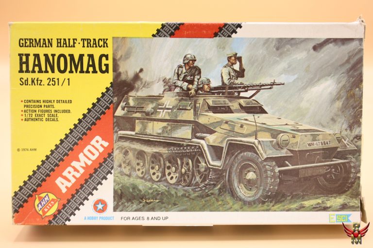 AHM ESCI 1/72 German Half-track Hanomag Sd Kfz 251/1