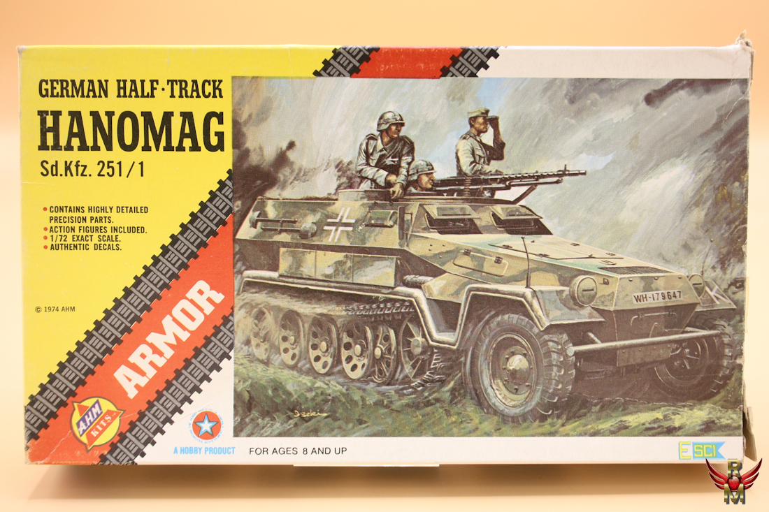 AHM ESCI 1/72 German Half-track Hanomag Sd Kfz 251/1