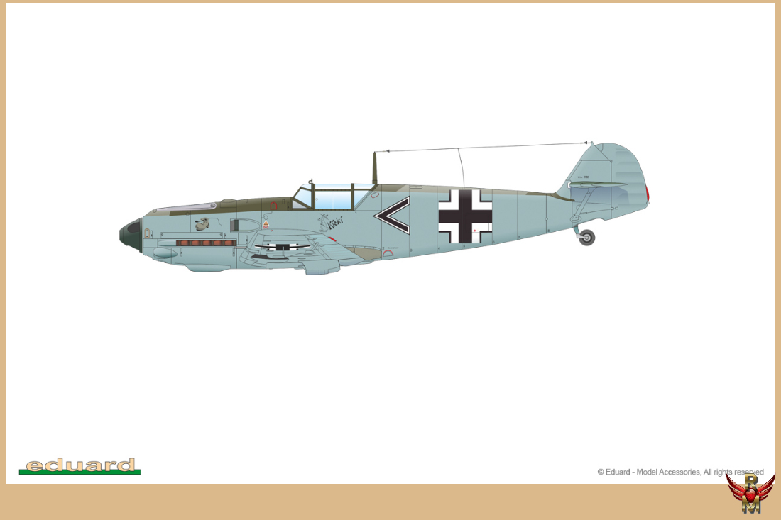 Eduard 1/48 Adlerangriff Bf-109 LIMITED EDITION