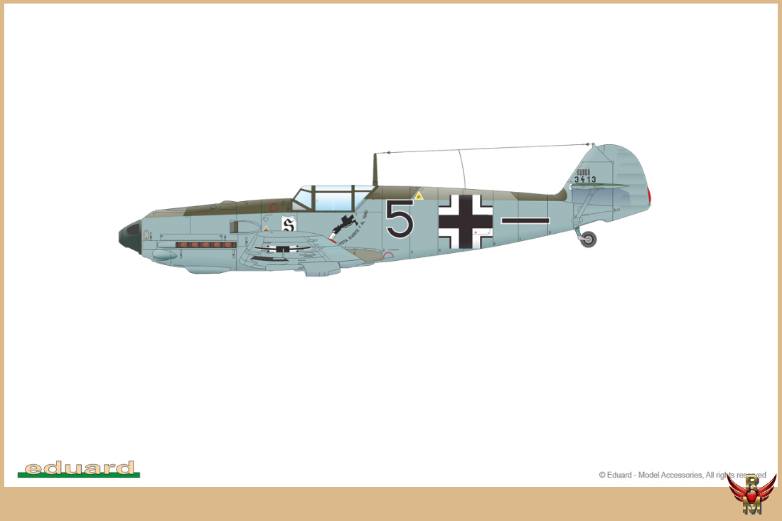 Eduard 1/48 Adlerangriff Bf-109 LIMITED EDITION