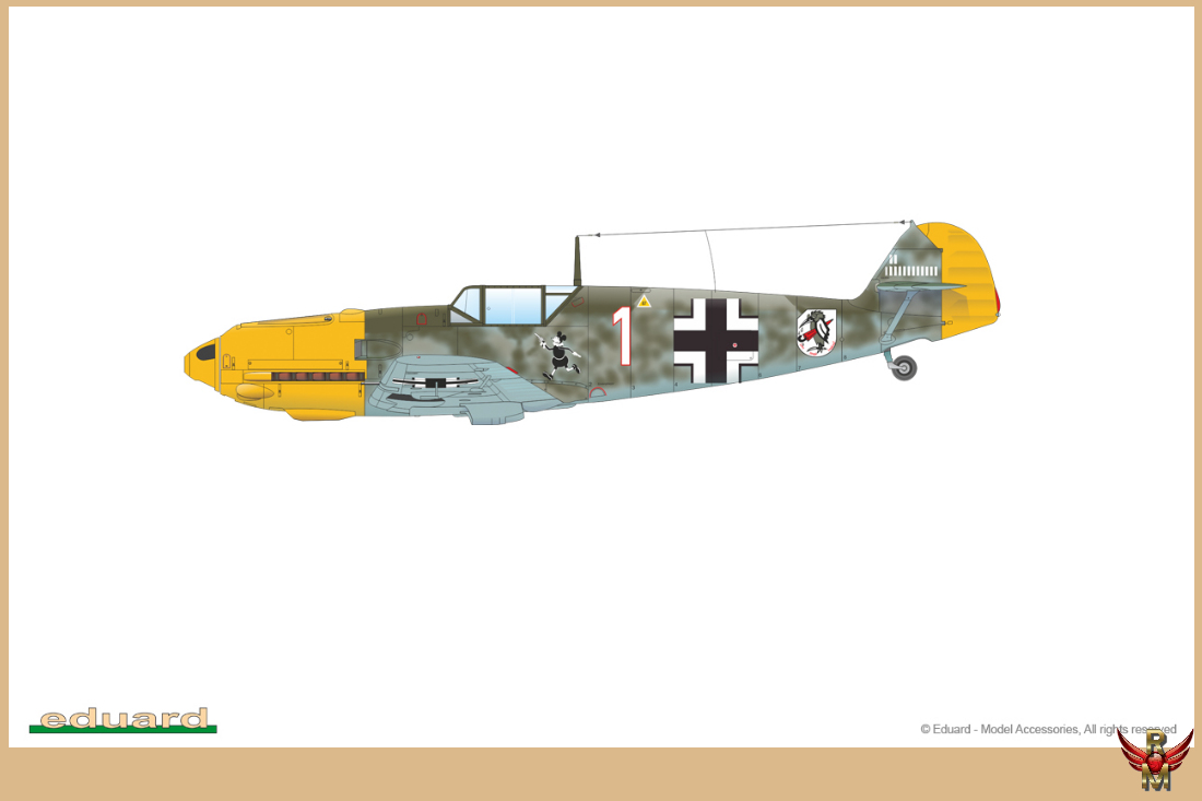 Eduard 1/48 Adlerangriff Bf-109 LIMITED EDITION