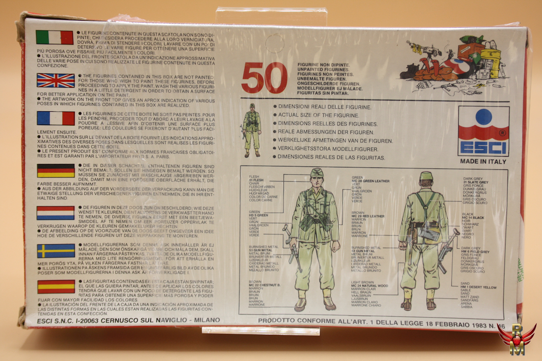 ESCI 1/72 World War Two Afrika Corps Soldiers