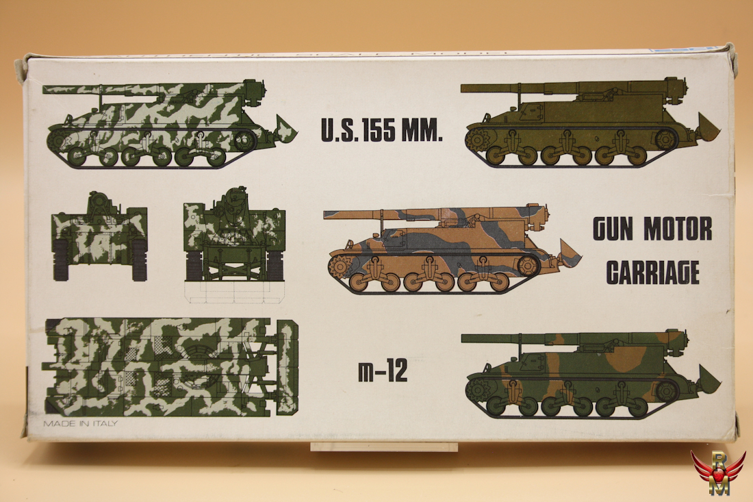 ESCI 1/72 US 155mm Gun Motor Carriage M12