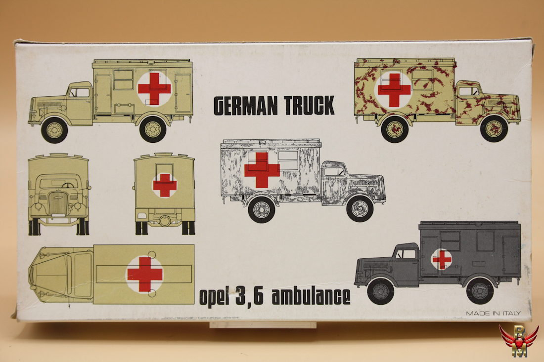 ESCI 1/72 German Truck Opel 3.6 Ambulance