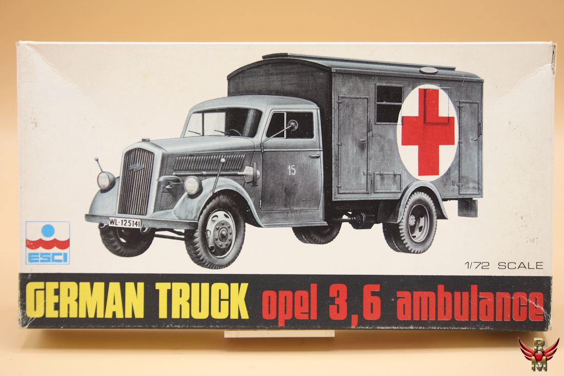 ESCI 1/72 German Truck Opel 3.6 Ambulance