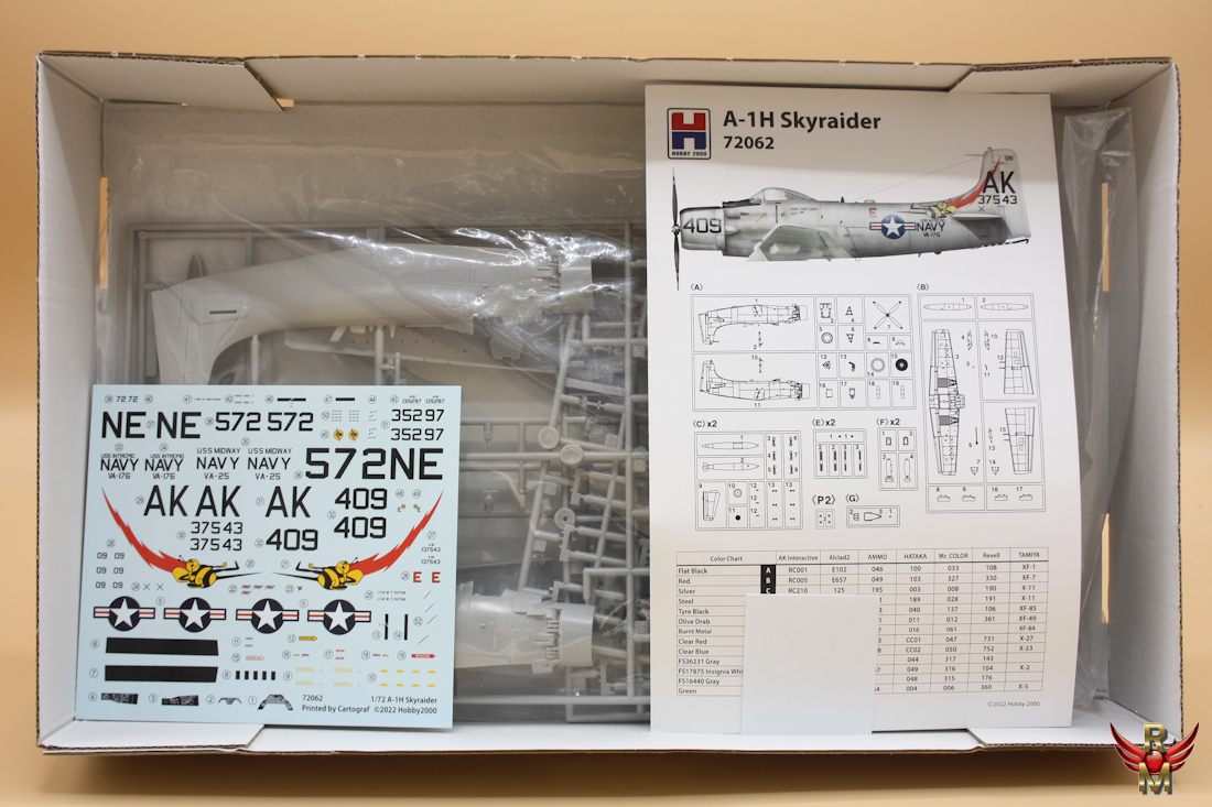 Hobby 2000 1/72 A-1H Skyraider