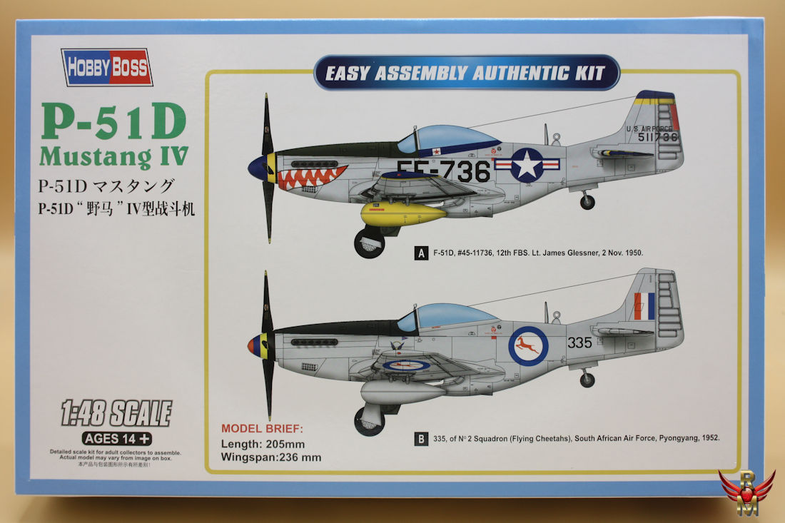HobbyBoss 1/48 P51D Mustang IV