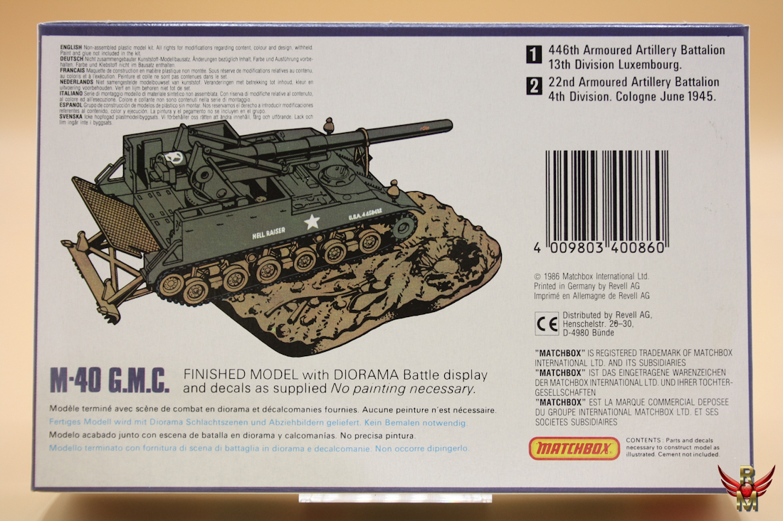 Matchbox 1/76 M40 GMC -